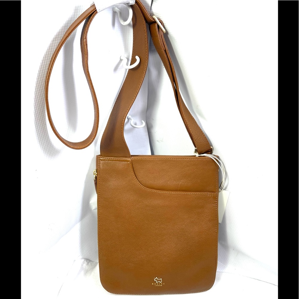 Radley London MD Zip Around Pocket XBODY. Honey/Gold. Excellent Condition.